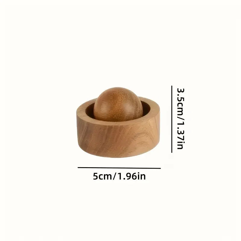 Natural Wooden Spherical Diffusers incense burner Ideal for Bedroom Car Decor Bedroom Fragrance Essential Oil Diffuser