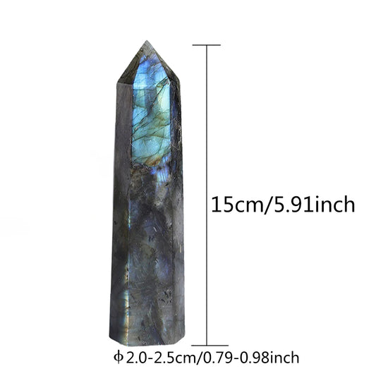 Natural Labradorite Original Point Tower