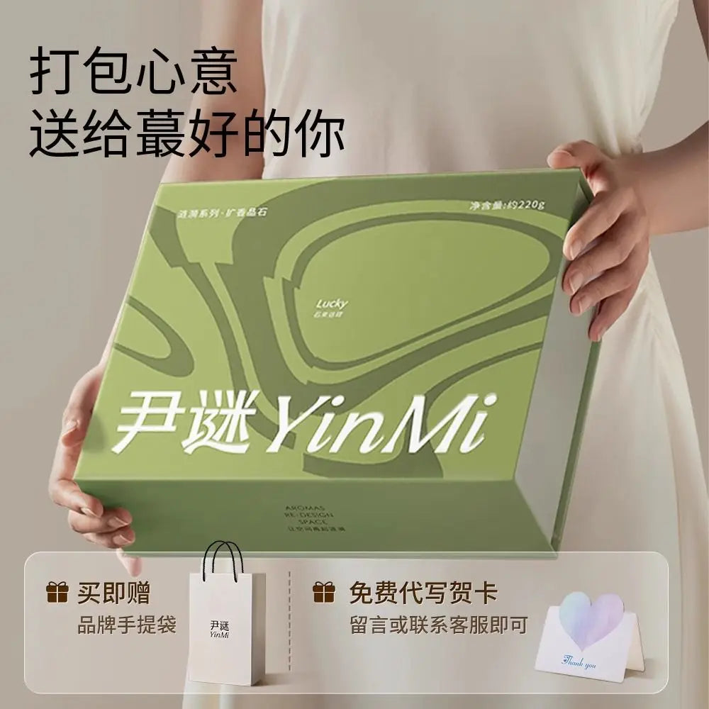 Non-fire Essential Oil Crystal Diffuser Stone Advanced Birthday Gift Home Creative Indoor Lasting Fragrance Aroma Stone Diffuser
