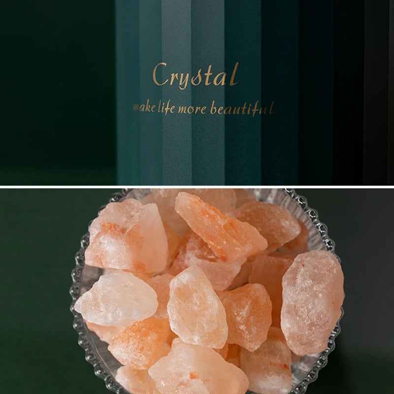 2025-Crystal Aromatherapy Air Humidifier With Atmosphere Lamp Home Portable USB Aroma Essential Oil Diffuser
