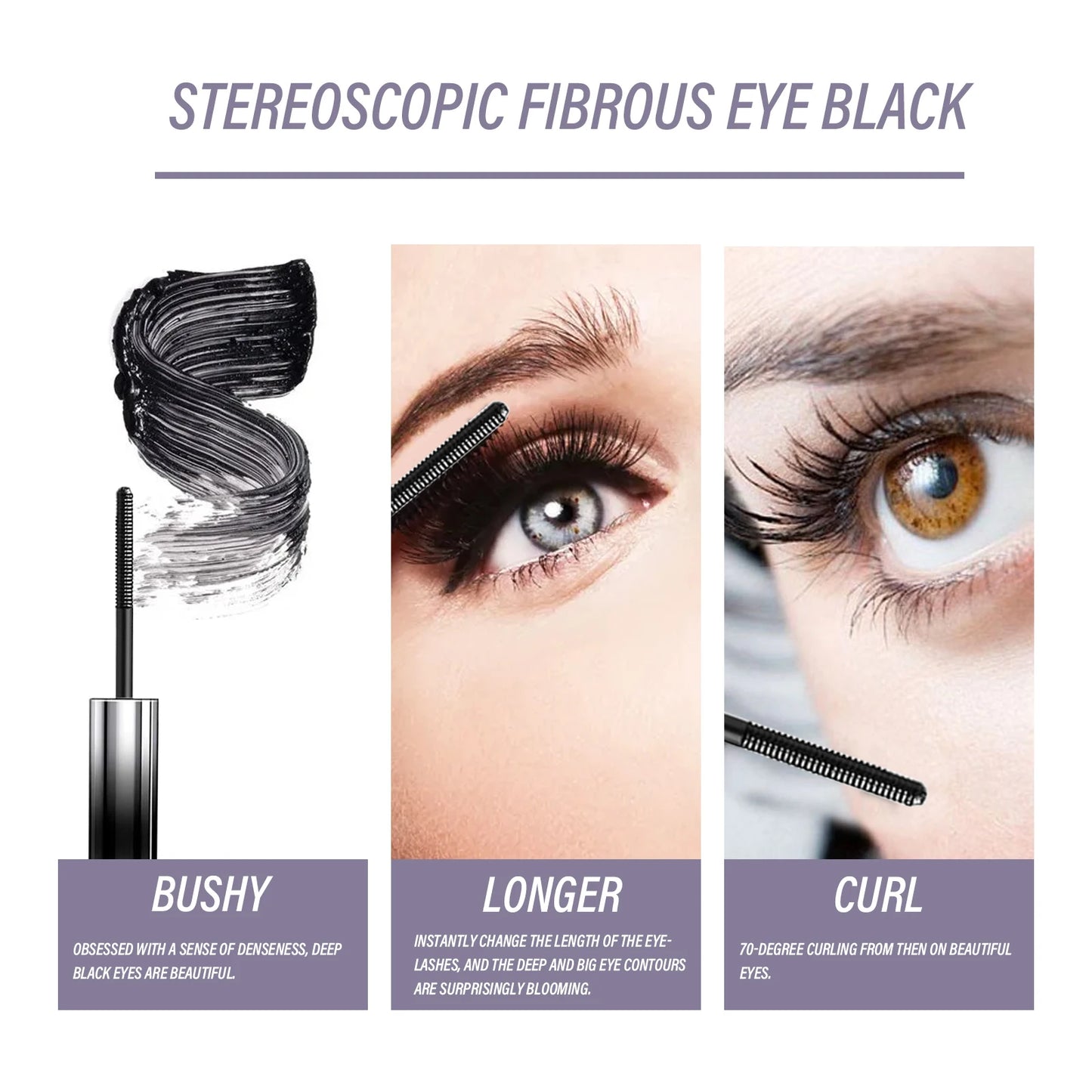 Waterproof Mascara Lengthening Black