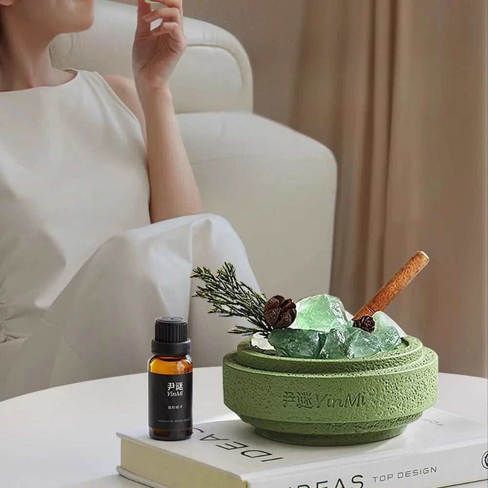 Non-fire Essential Oil Crystal Diffuser Stone Advanced Birthday Gift Home Creative Indoor Lasting Fragrance Aroma Stone Diffuser