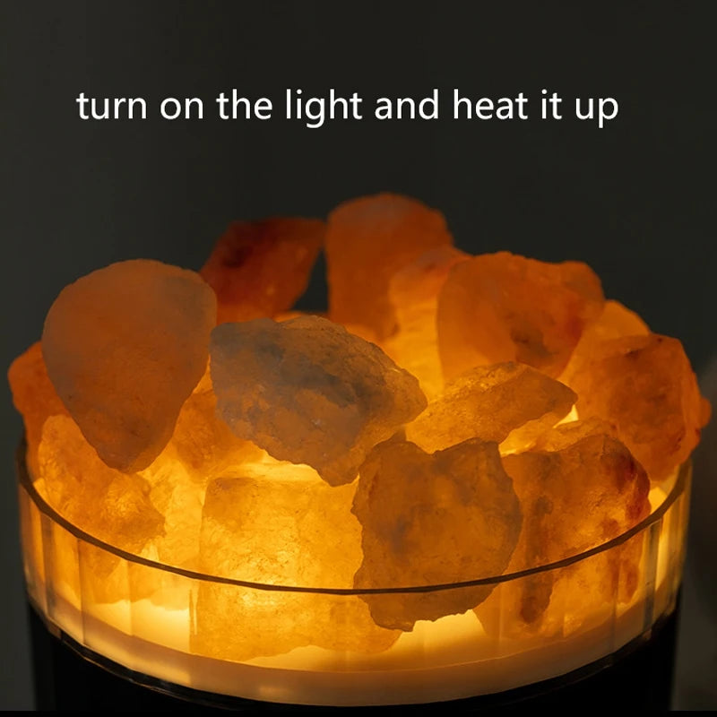 2025-Crystal Aromatherapy Air Humidifier With Atmosphere Lamp Home Portable USB Aroma Essential Oil Diffuser