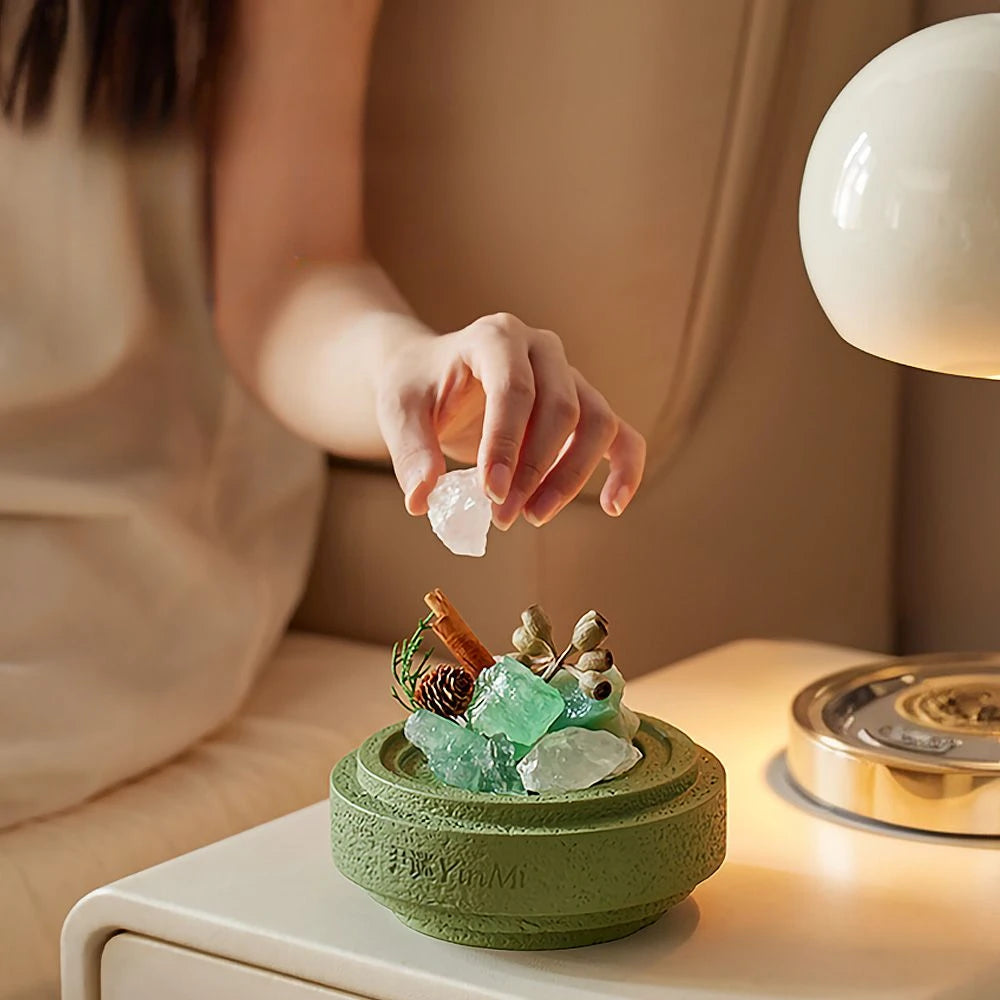 Non-fire Essential Oil Crystal Diffuser Stone Advanced Birthday Gift Home Creative Indoor Lasting Fragrance Aroma Stone Diffuser