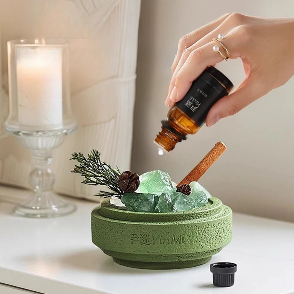Non-fire Essential Oil Crystal Diffuser Stone Advanced Birthday Gift Home Creative Indoor Lasting Fragrance Aroma Stone Diffuser