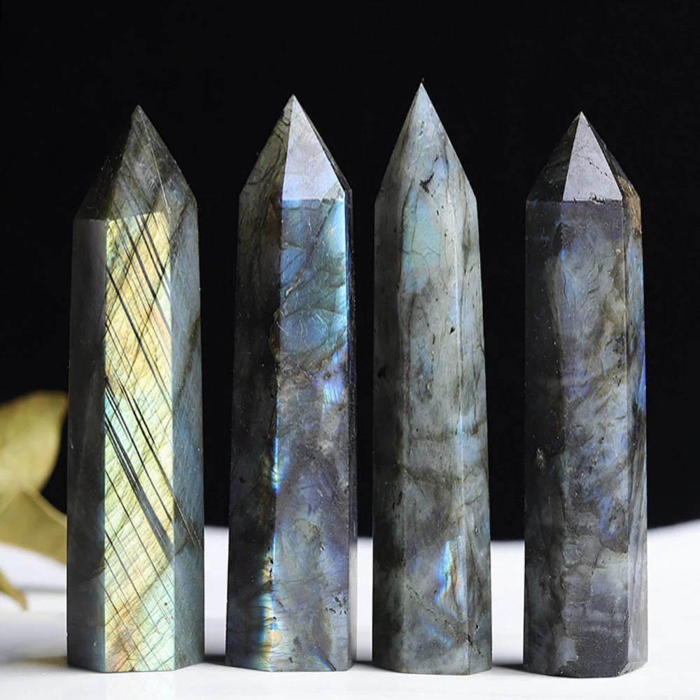 Natural Labradorite Original Point Tower