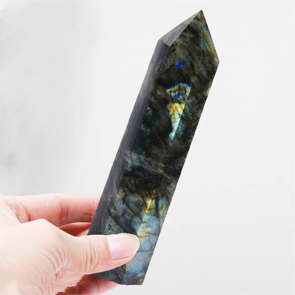Natural Labradorite Original Point Tower