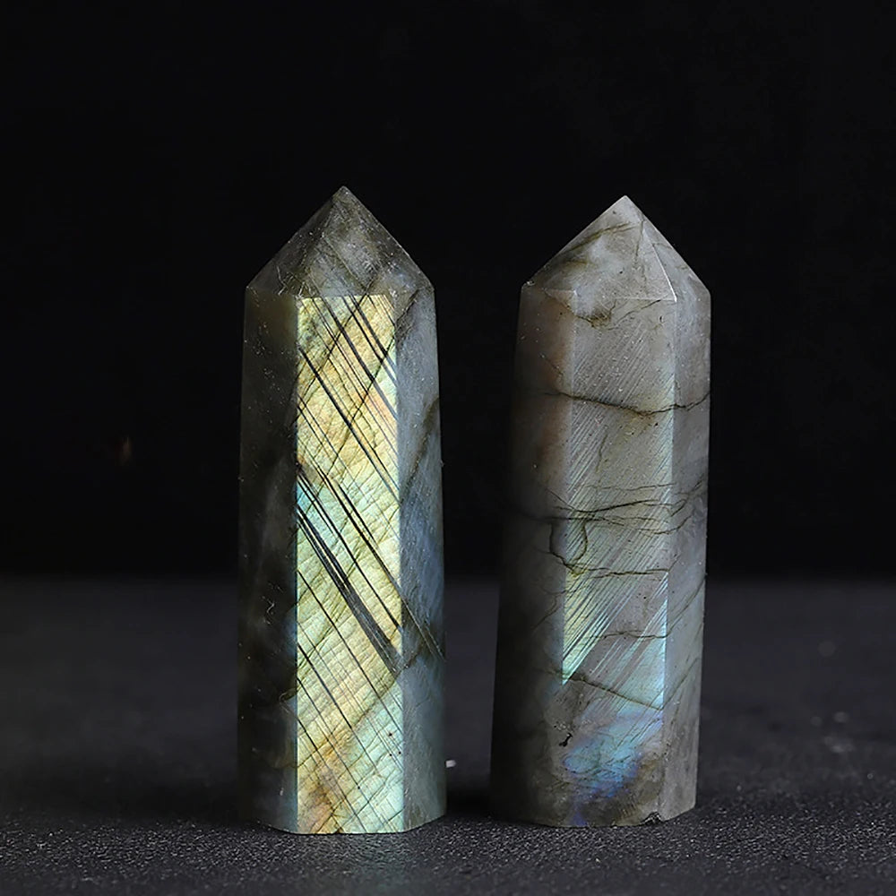 Natural Labradorite Original Point Tower
